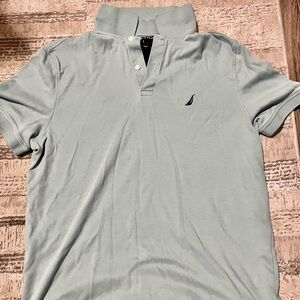 Nautica Men's Soft Blue Polo Shirt